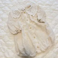 H&M モスリンロンパース　4-6m