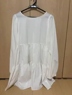 mystic 長袖ブラウス Fサイズ ホワイト