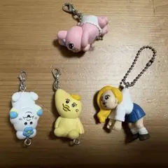 【セット】んぽちゃむ　おぱんちゅうさぎ つまんでつなげてマスコットのサムネイル