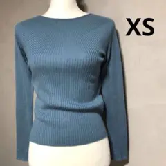 美品 ユニクロ 3Dエクストラファインメリノリブボートネックセーター XS