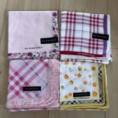 BURBERRY ハンカチ 4枚セット