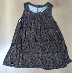 ペイズリー柄ノースリーブチュニック