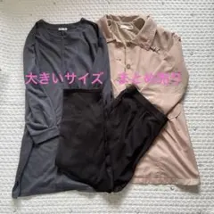 美品　レディース　大きいサイズ　まとめ売り3点　13号　3Ｌ　4Ｌのサムネイル