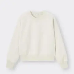 GUヘビーウェイトスウェットプルオーバー　NATURAL M