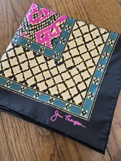 ジムトンプソン⚫︎タイシルクスカーフ