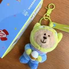 韓国限定】スタバ × トイ・ストーリー 5 ベアリスタ キーチェーン バズ