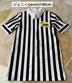 ジェニィ　140cm半袖ワンピース　ストライプ