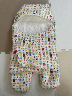 プーさん　おくるみ コットン　冬　新生児　赤ちゃん　防寒着　ベビー上着