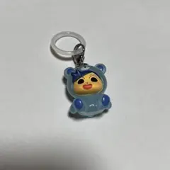 クレヨンしんちゃん　みんなでくまパジャマ　めじるしアクセサリー　かざまくん