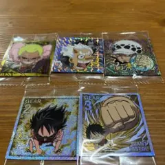 ワンピースシール　ウエハース　5枚セット