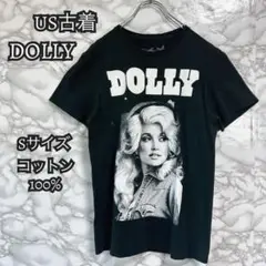 古着 DOLLY ブラック Tシャツ Sサイズ ドリーパートンのTシャツ