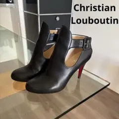 Christian Louboutin blackブーティ38極美品