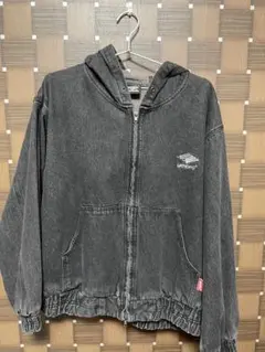 9090×umbro denim zip hoodie