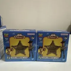 トイストーリー一番くじ　ウッディバッジ 2個セット