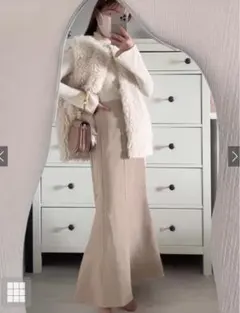 GRL　マーメイドフレアスカート[gc60]　ベージュ