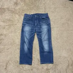 【EDWIN】 ストレートデニム 色落ち Sサイズ 古着 W34