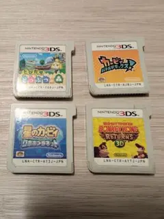 3ds　ソフト　どうぶつの森　カービィ　ドンキーコング