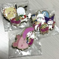 サンリオ ちいかわ コラボ ピンバッジ ３つセット