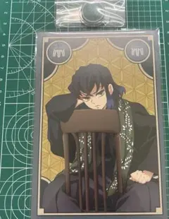 鬼滅の刃 AGF 嘴平伊之助 ポストカード アクリルパーツ付