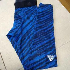 adidas ストライプ インナータイツ Lサイズ