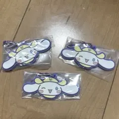 ケロロ軍曹×サンリオ　ラバーマスコット シナモン タママ　3個セット