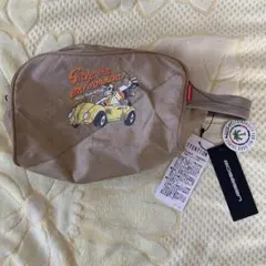 送料込★未使用★ロサーセン ルーズマンコラボ ラウンドポーチ ベージュ