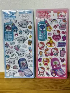 [正規品]平成はっぴーフォン　サンリオ　シナモロール　ハローキティ2点セット
