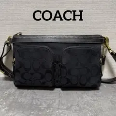 【極美品】COACH コーチ ショルダーバッグ 2wayシグネチャー