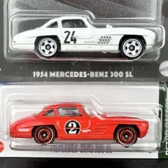ホットウィール　ミニカー　メルセデスベンツ 300 SL　2台セット