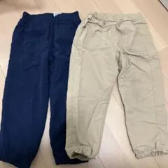 ユニクロ　暖パン2枚セット　100 キッズ子供