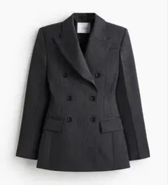 H&M Studio 2025ダブルブレストウールブレザー テーラードジャケット