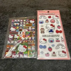 ペタメロウステッカー　タイルシール　ハローキティー　2枚セット