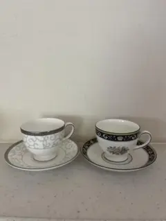 ノリタケ サブライム SUBLIME ティーカップ ソーサー 2客セット - メルカリ