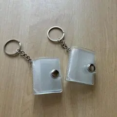2個セット　キーホルダーにできるミニシール帳