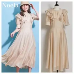 Noela ワイドウエストフリルワンピース