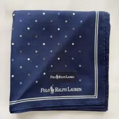 【新品】Polo Ralph Lauren ハンカチ ネイビー ドット柄のサムネイル