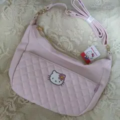 ハローキティ キルティングバッグ ピンク