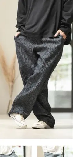 【美品】bizen wave w パンツ　ネイビー 美品】bizen wave w パンツ ネイビー - メルカリ