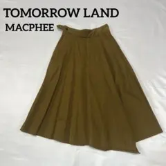 TOMORROWLAND マカフィー　コットンチノ アシンメトリーフレアスカート
