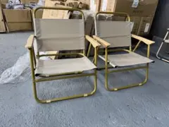 アウトドアチェア 折りたたみ椅子 2脚セットのサムネイル