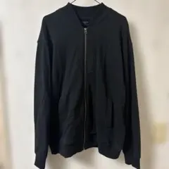 BACK NUMBER ブラック ジップアップ ブルゾンのサムネイル