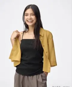 新品タグ付き　GU ブラフィールリブチューブトップ　Sサイズ