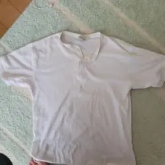 AVIREX U.S.A. ヘンリーネック Tシャツ ホワイト