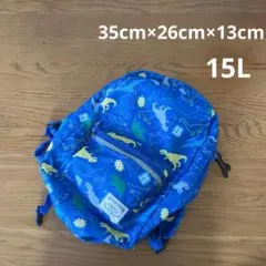恐竜柄　青　リュック　キッズ
