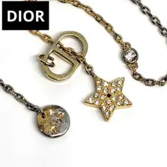 クリスチャン ディオール dior ネックレス STAR 星 ストーン チェーン