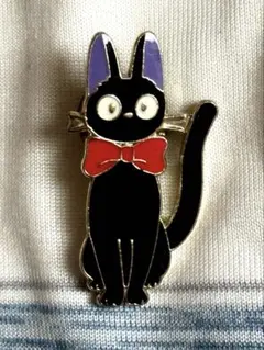 スタジオジブリ『魔女の宅急便』黒猫 ジジ ピンバッジ どんぐり共和国