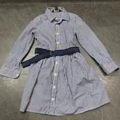 Polo Ralph Lauren ストライプワンピース 120センチ
