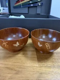 HANAEMORI Woody Super Set WA-110W 汁椀2個のサムネイル