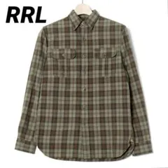 未使用級✨】RRL チェック長袖シャツMサイズ