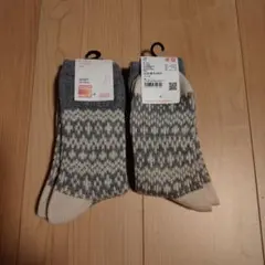 UNIQLO ヒートテック ソックス レディース グレー